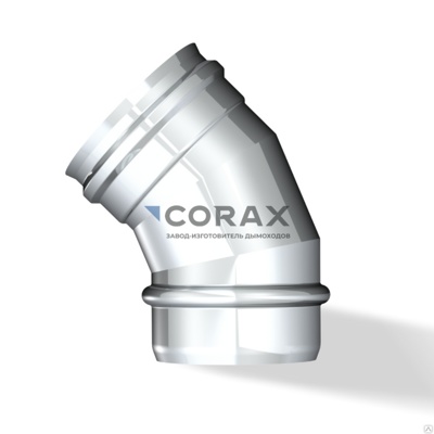 Колено (отвод) CORAX 45° AISI 430/0,5 d 130