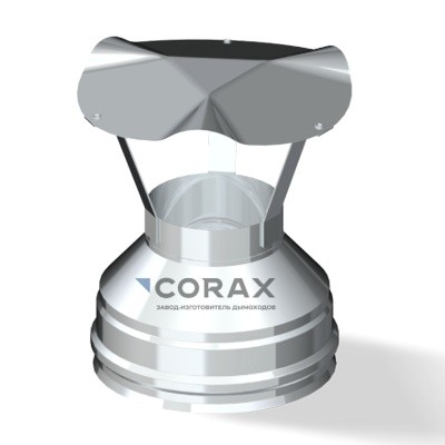 Оголовок CORAX 115/200, AISI 430/430, 0.5+0.5