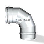 Колено (отвод) 90 CORAX AISI 430/0,8 d 110 - фото