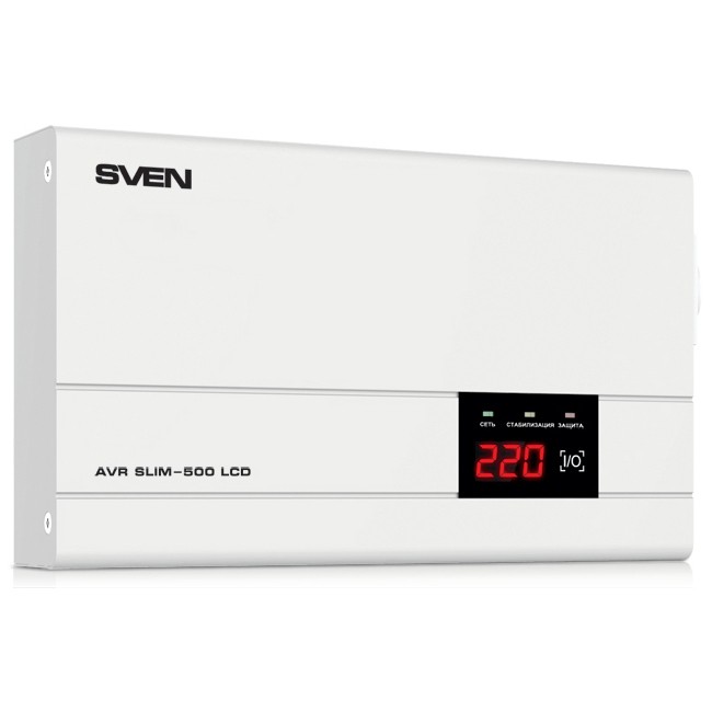 Стабилизатор Sven AVR SLIM-500 LCD LCD