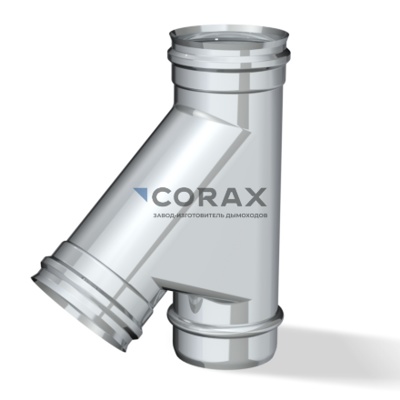 Тройник CORAX 45° AISI 430/0,5 d 250 - фото