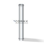 Дымоход одностенный CORAX AISI 430/0,8 0,5 м d 115 - фото