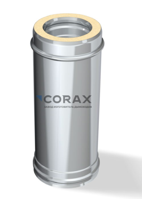 Сэндвич (труба утепленная) CORAX 180x280 AISI 430 0,8/0,5 L=250 мм