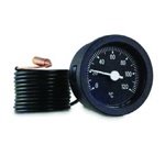 Термометр каппилярный д 52мм (31150106) черный - фото