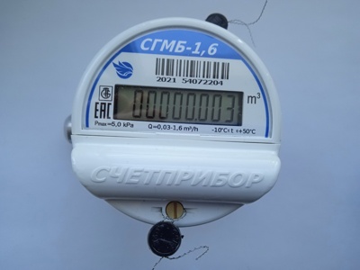Счетчик газа малогабаритный СГМБ-1,6 (Б) - фото